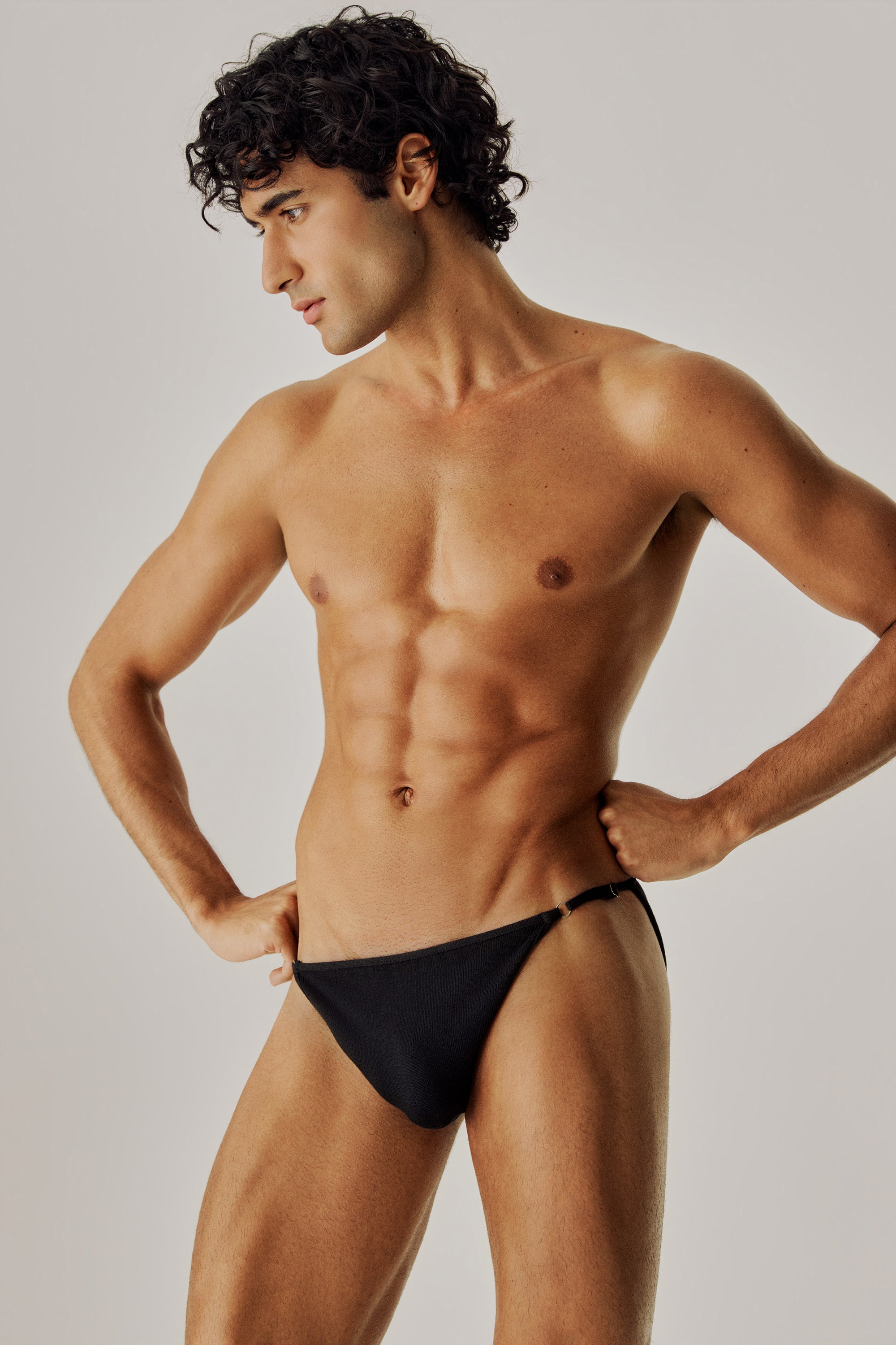 Tanga tricot liga preta