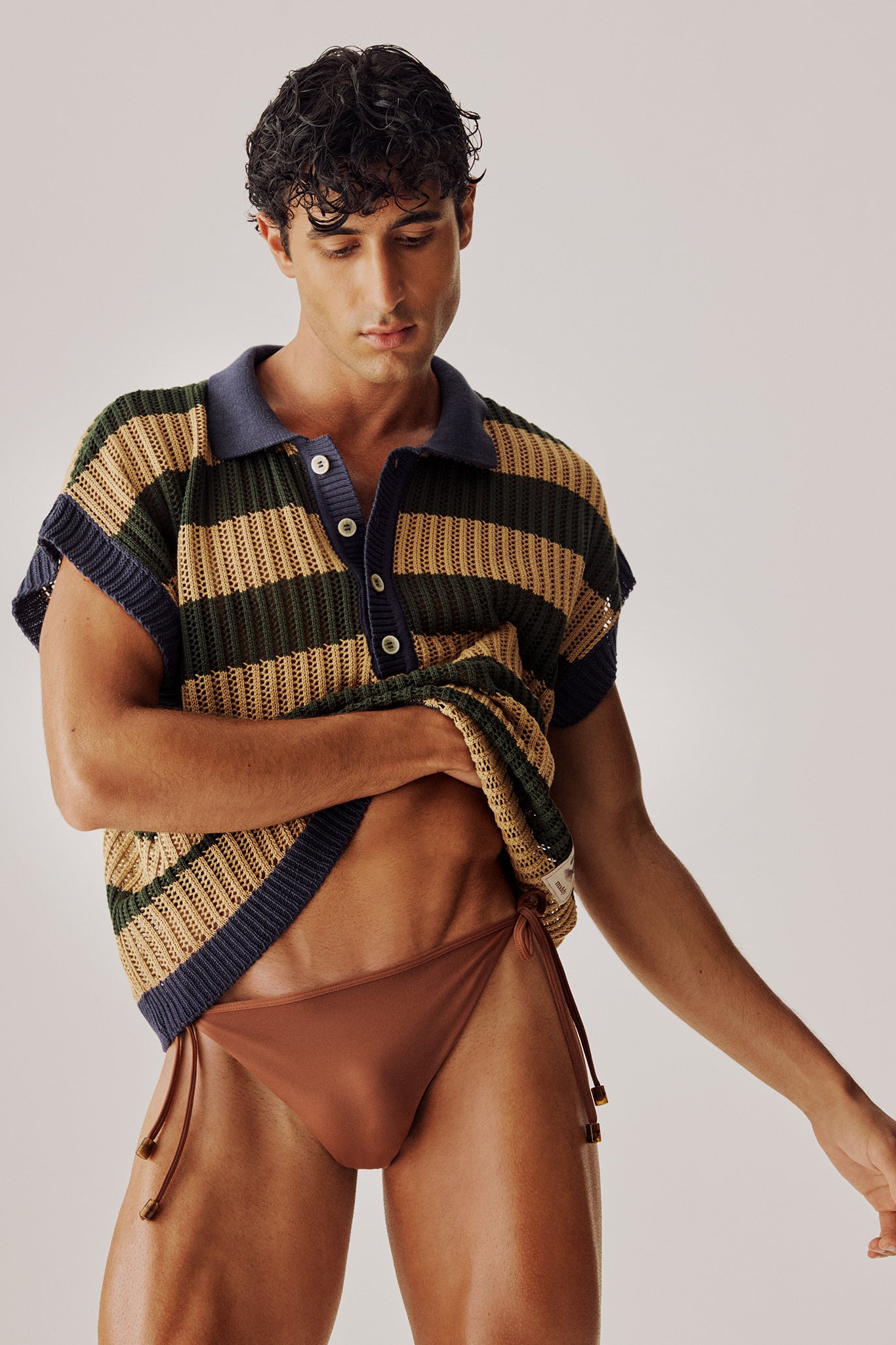 Polo tricot oversized tupiniquim