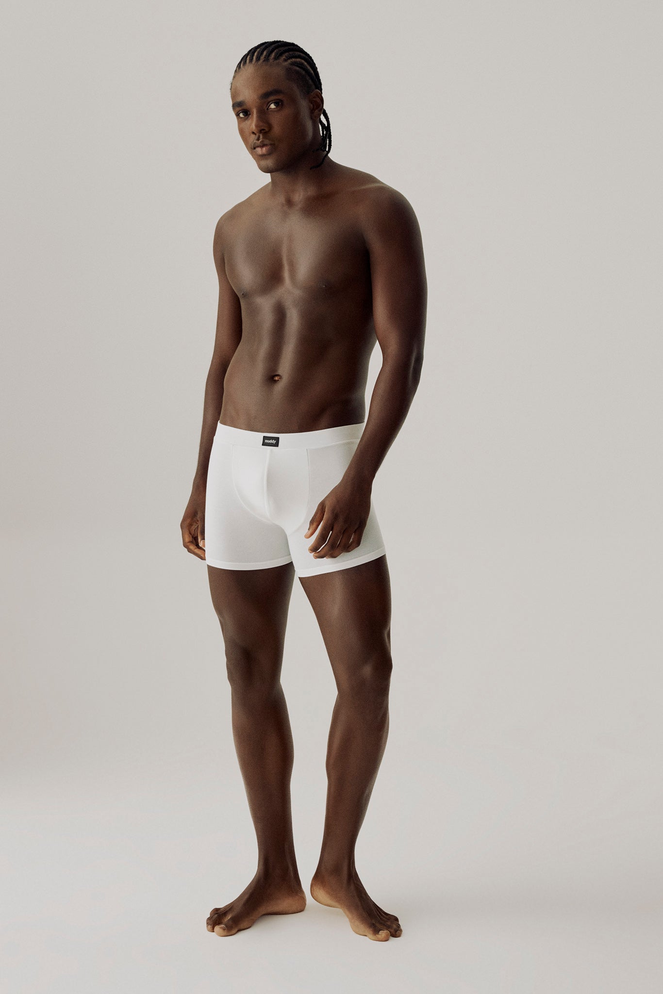 Boxer modal off-white