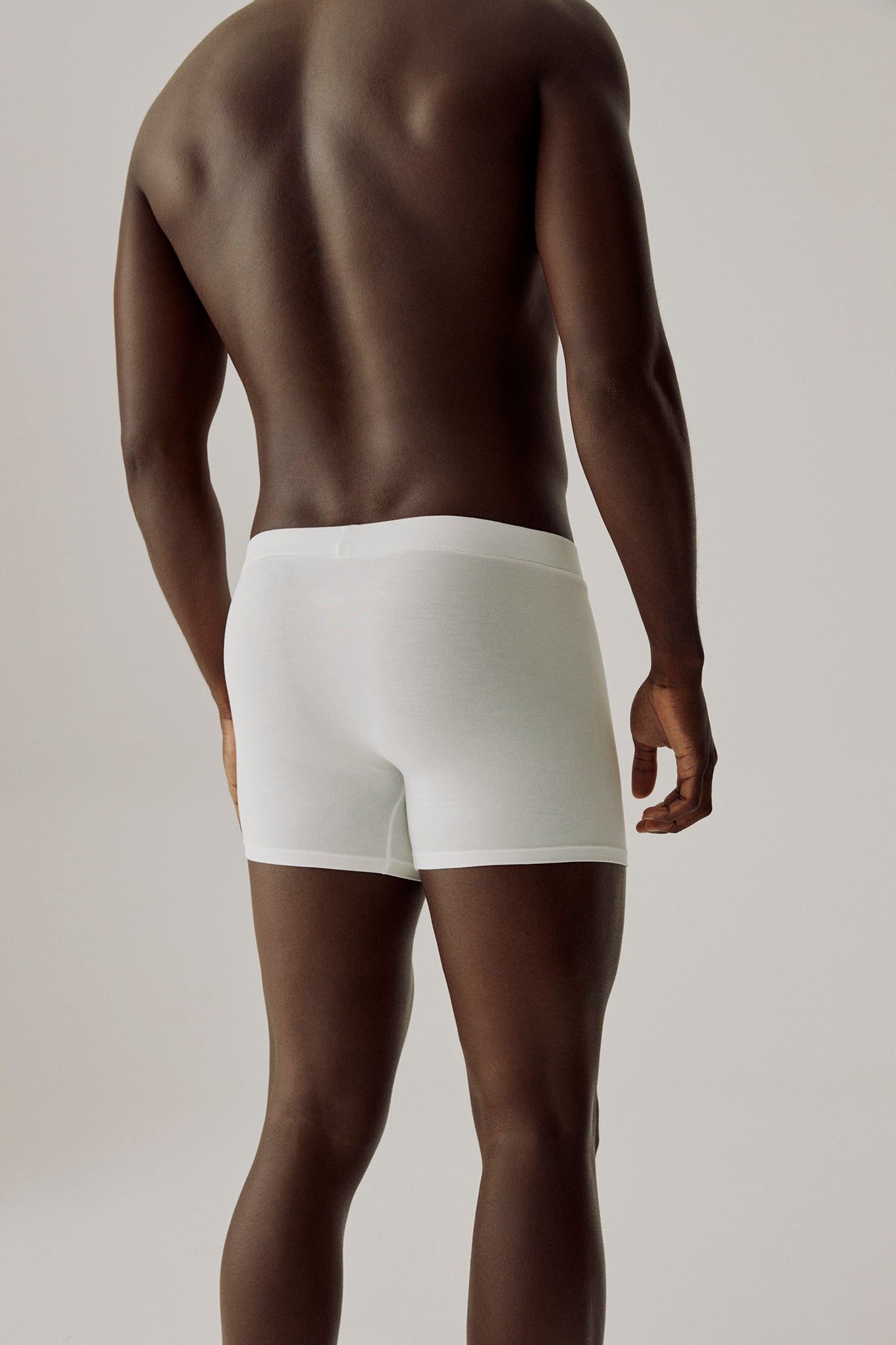 Boxer modal off-white