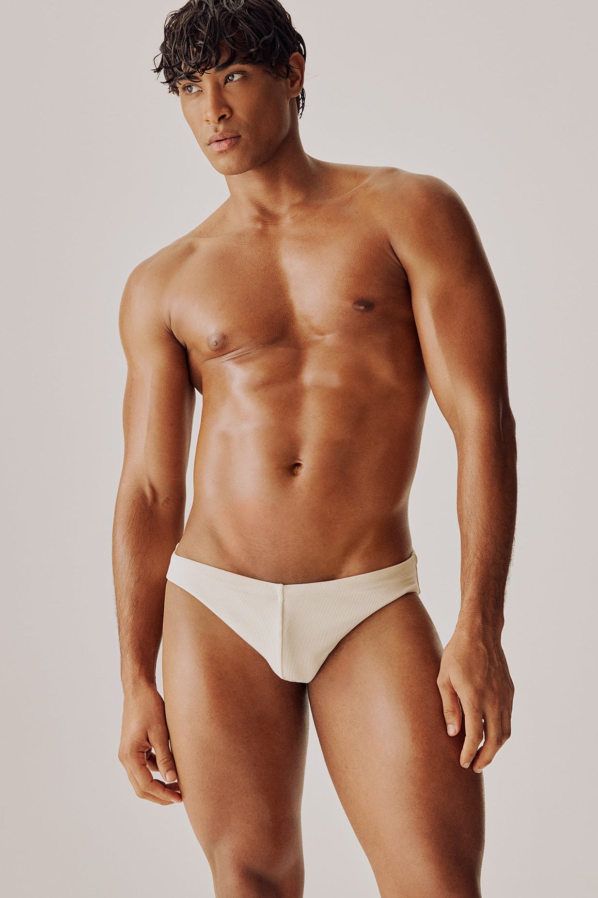 Sunga slim canelada suspiro