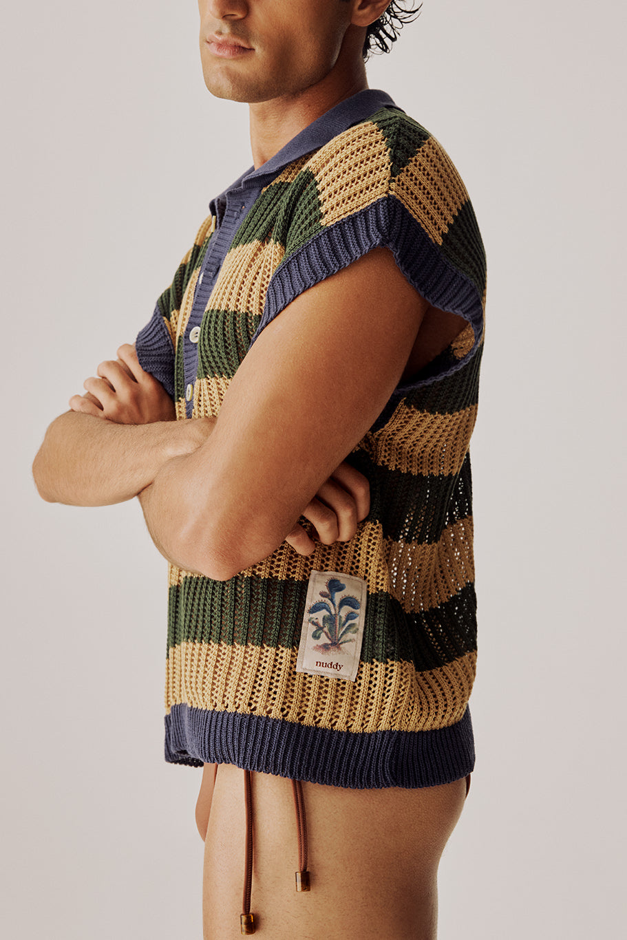 Polo tricot oversized tupiniquim