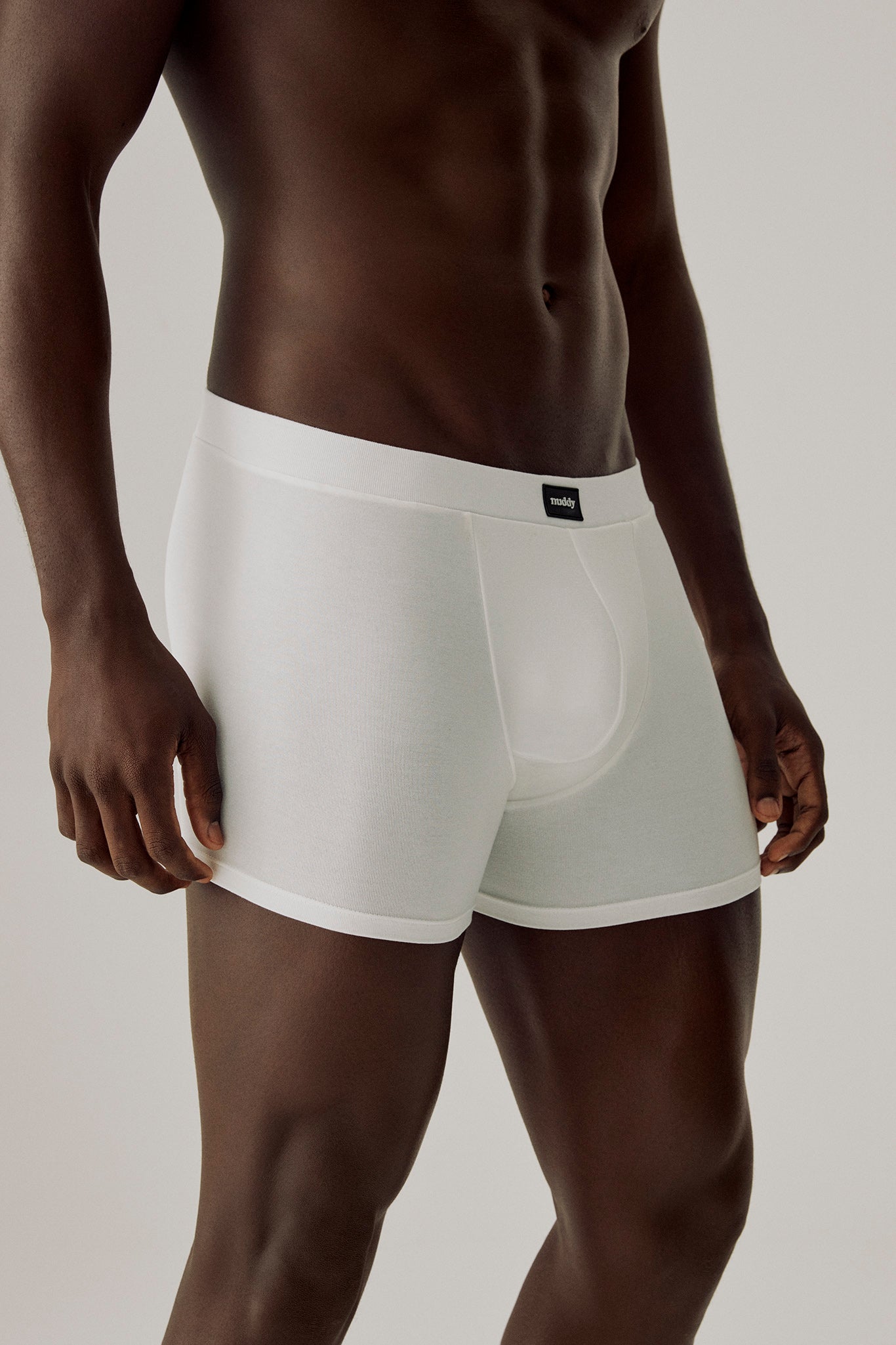 Boxer modal off-white