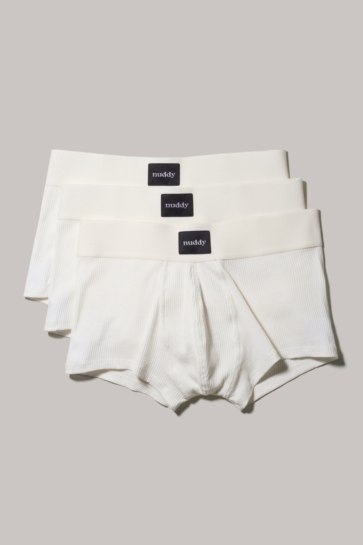 Kit 3 Boxers Off-white - Nuddy Studio
