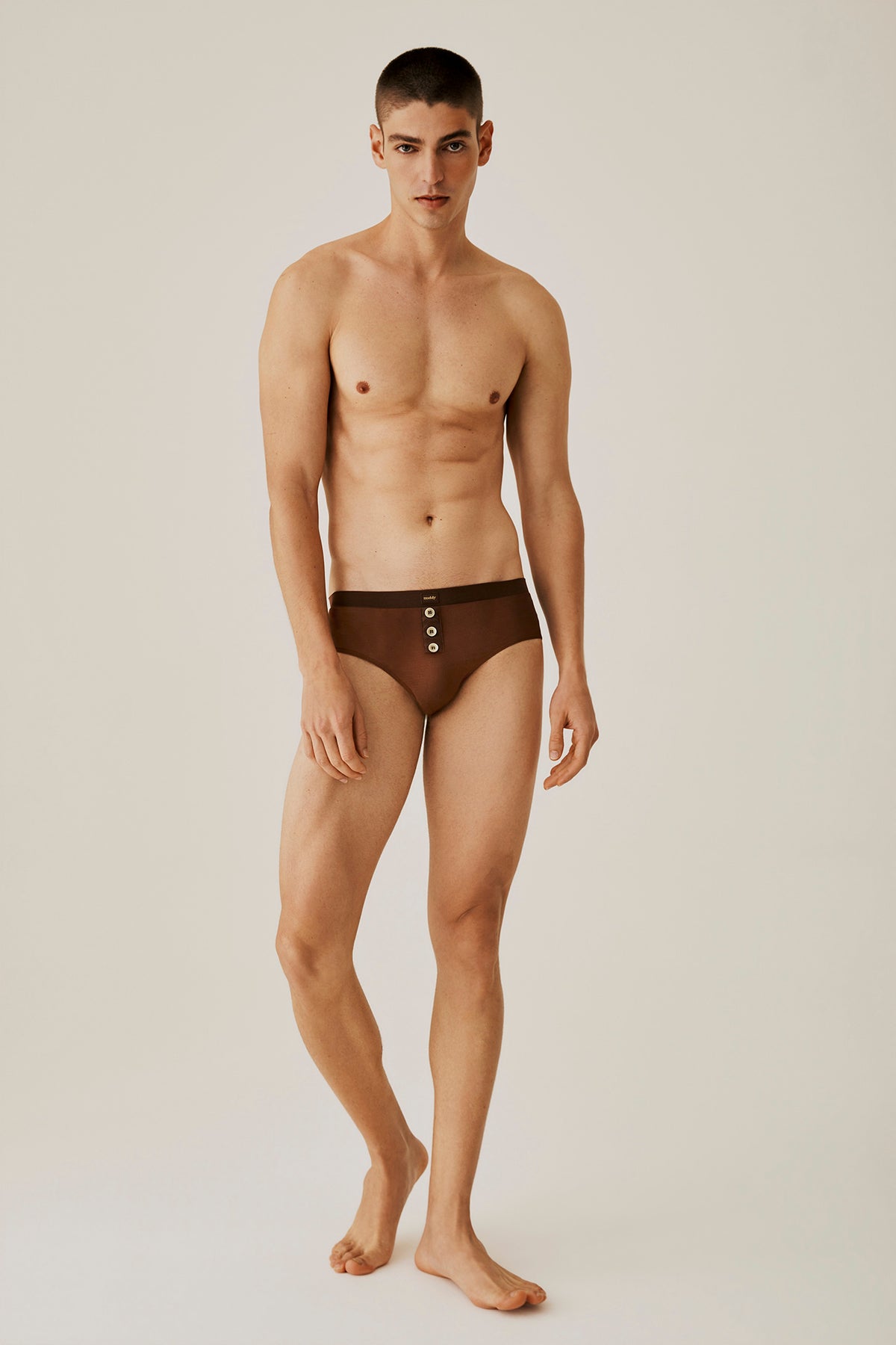 Slip retrô tule cappuccino